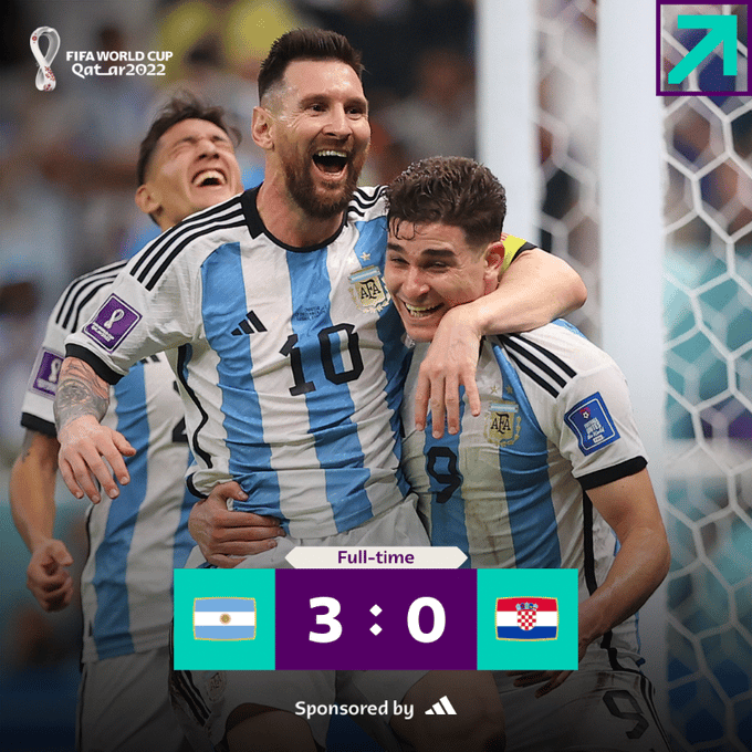 VIDEO Argentina 3-0 Croatia World Cup 2022 Highlights