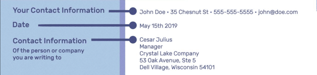 Business Letter Format (With Template and Example) 2023