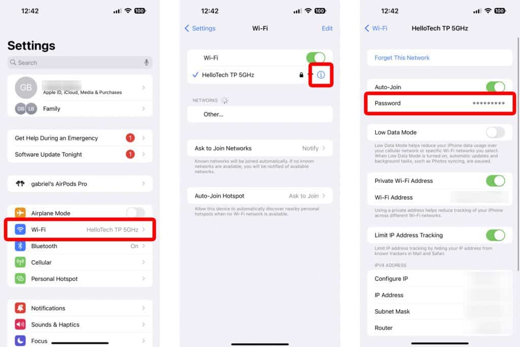 How to Find Your WiFi Password on an iPhone