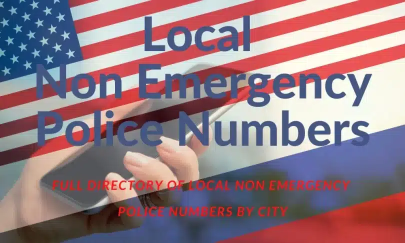Non-Emergency Police Number USA