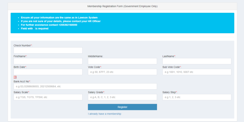 Tanzania Salary Slip Portal: Registration and Login Guide for 2023/2024