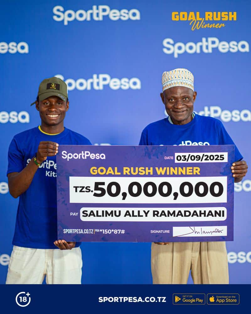 SportPesa Goal Rush rewards Tanzanian players every week 